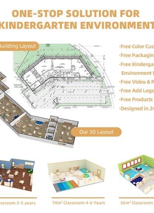 Personalizzato Montessori in legno massello impilabile culla asilo nido mobili vivaio in età prescolare infantile sonno installazione area di riposo precoce Le