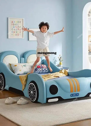 Lettino a forma di auto con sponde di sicurezza, design europeo, box per bambini, mobili moderni per la casa