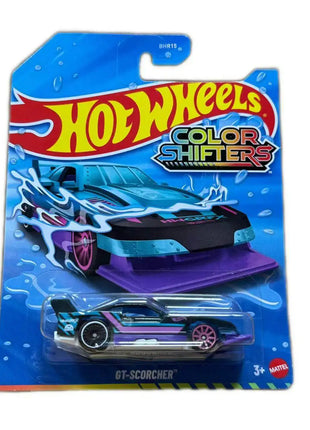 Hot Wheels BHR15 Serie Termosensibile che Cambia Colore, Modellini Auto in Metallo Pressofuso, Giocattoli da Scrivania per Ragazzi, Regali di Compleanno