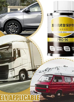 60ml Engine Anti-Wear Protective Agent Noise Reduction Jitter Strong Burning Engine Oil Liquid Additive Car Supplies - Riparo82