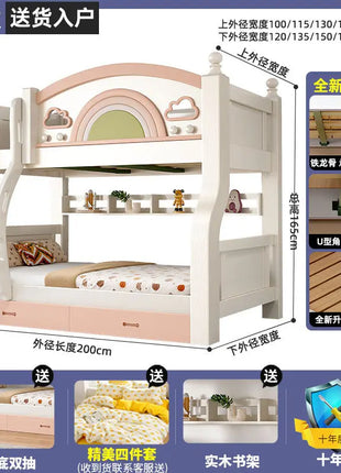 Letto per Bambini Espandibile con Baldacchino, Design Moderno e Semplice, Letto Principessa di Lusso per Ragazze, Arredamento per la Casa