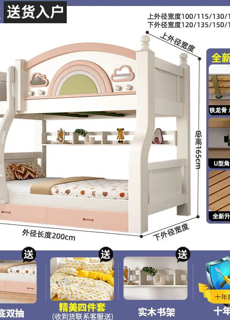 Letto per Bambini Espandibile con Baldacchino, Design Moderno e Semplice, Letto Principessa di Lusso per Ragazze, Arredamento per la Casa