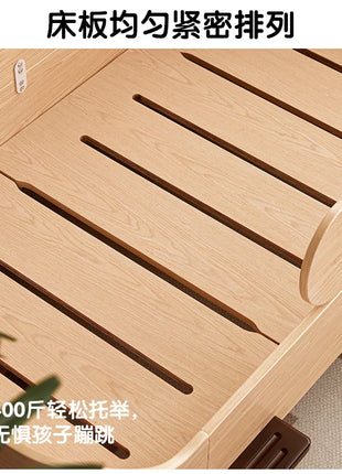 Kojima lettino per bambini in legno massello Montessori con guardrail piccolo bambino splicing grande ragazza principessa ragazzo singolo