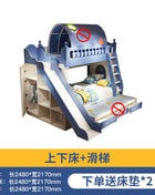 Letto per bambini Ragazzi Letto alto e basso a castello Letto per madre e bambino Scivolo A due strati rialzato