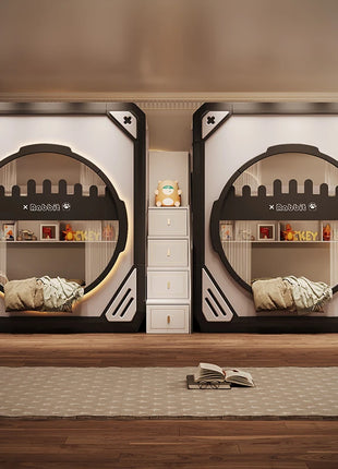 Letti per bambini nordici normali Decorazione Letto per bambini dal design singolo bianco semplice Stile principessa Moderno Lettino Per Bambini Mobili per la casa