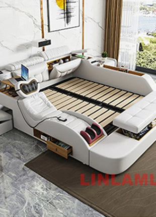 Linlamlim moderno multifunzionale Tech SMART BED 2 persone |