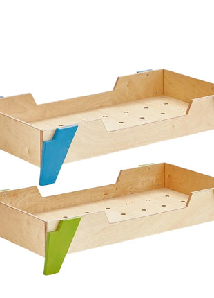 Personalizzato Montessori in legno massello impilabile culla asilo nido mobili vivaio in età prescolare infantile sonno installazione area di riposo precoce Le