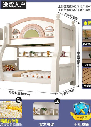 Letto per Bambini Espandibile con Baldacchino, Design Moderno e Semplice, Letto Principessa di Lusso per Ragazze, Arredamento per la Casa