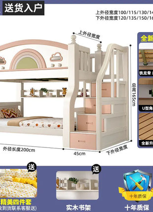 Letto per Bambini Espandibile con Baldacchino, Design Moderno e Semplice, Letto Principessa di Lusso per Ragazze, Arredamento per la Casa