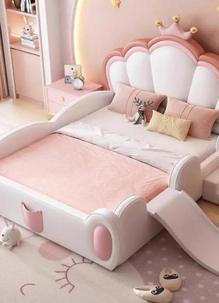 Scale Scivolo Letti per bambini Minimalista Semplice Design bianco Letti moderni per bambini Singolo personalizzato in legno Lettino Per Bambini Mobili per la casa