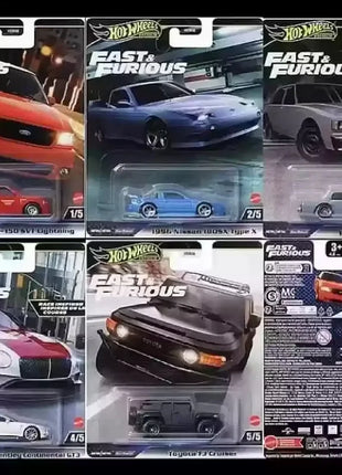 Disponibile Hot Wheels Serie Fast And Furious Hnw46-H 1/64 Ford Cast Vehicle Modello da collezione premium Giocattolo Regali per ragazzi