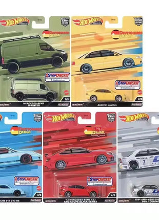 Hot Wheels Deutschland Design Series Modello di auto in lega originale Mercedes Ben C6 Audi S4 Modello di auto Camera Ornamento Ragazzo Regalo di compleanno