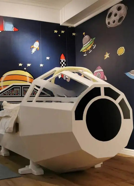 Letti per bambini nordici normali Decorazione Letto per bambini dal design singolo bianco semplice Stile principessa per ragazze Lettino Per Bambini Mobili per la casa