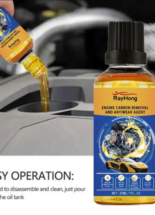 Car Engine Wear Repair Agent Reduce Fuel Consumption Gasoline Diesel Oil Additive Engine Cleaner Catalytic Converter - Riparo82