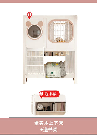 Luxuce Nordic Loft Letti per bambini Decker Guard Rails Personalizzato Single Girls Letti per bambini Stile moderno Camas Infantiles Mobili per la casa