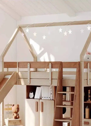 Letti per bambini a due piani Letti per bambini singoli nordici semplici e minimalisti in legno Design personalizzato Moderno Lettino Per Bambini Mobili per la casa