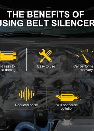 Belt Noise Spray 100ml Belt Noise Lubrication Protection Spray Spray-On Dressing Noise Lubrication Protection Friction Reducer - Riparo82