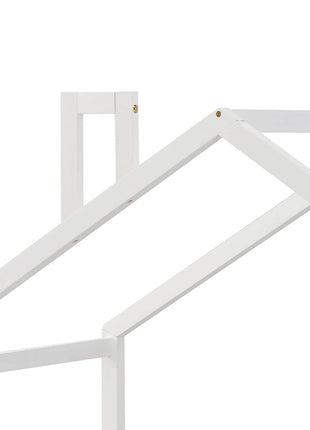 KOMHTOM Letto per bambini 90x200 cm in legno di pino bianco senza materasso