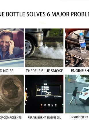 Car Engine Protective Agent Automobile Cleaner Catalysts Easy To Clean Gas Oil Additive For Engine Restore Maintenance - Riparo82
