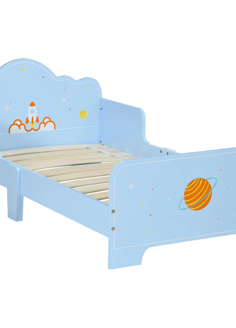 Zonekiz Letto per Bambini in Legno 143X74X59 cm per Bambini 3-6 Anni Carico 80 kg