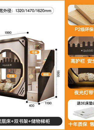 Letti per bambini nordici normali Decorazione Letto per bambini dal design singolo bianco semplice Stile principessa Moderno Lettino Per Bambini Mobili per la casa