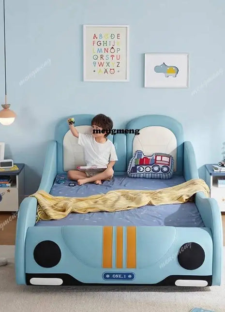 Lettino a forma di auto con sponde di sicurezza, design europeo, box per bambini, mobili moderni per la casa