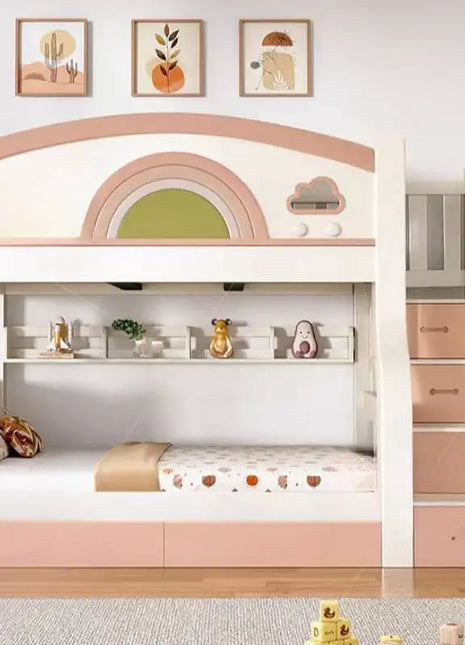 Letto per Bambini Espandibile con Baldacchino, Design Moderno e Semplice, Letto Principessa di Lusso per Ragazze, Arredamento per la Casa