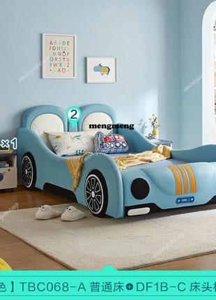 Lettino a forma di auto con sponde di sicurezza, design europeo, box per bambini, mobili moderni per la casa