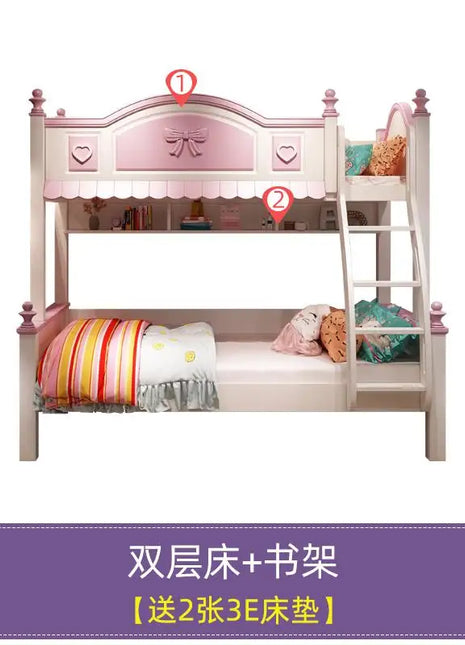 Letti per bambini Luxuce a baldacchino Sicurezza espandibile Design bianco Letto per bambini moderno Principessa Singolo Personalizzato Lettino Per Bambini Mobili per la casa