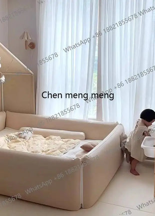 Letti per bambini di sicurezza semplici Europa Singolo design normale personalizzato Letto per bambini Box per bambini Mobili moderni Cama Infantil per la casa