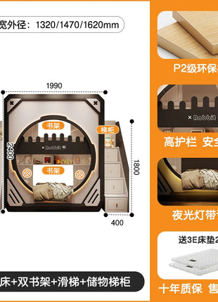 Letti per bambini nordici normali Decorazione Letto per bambini dal design singolo bianco semplice Stile principessa Moderno Lettino Per Bambini Mobili per la casa