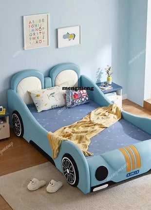 Lettino a forma di auto con sponde di sicurezza, design europeo, box per bambini, mobili moderni per la casa