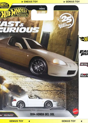 Hot Wheels Premium 2026 Veloce e Furioso 25° Anniv. '94 HONDA DEL SOL 1:64 pressofuso in lega di metallo corpo classico film auto da collezione