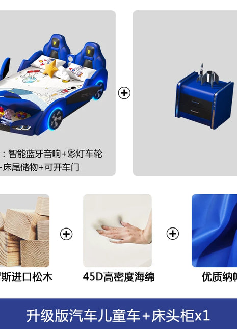 # *t Letti per bambini a forma di auto nordica Giocattoli di sicurezza Conservazione Design singolo Ragazzi Letto per bambini Box per bambini Camas Infantiles Mobili Home.k