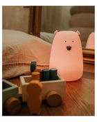 Big Bear Silicone Lamp with Remote - Pink