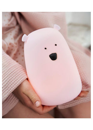 Big Bear Silicone Lamp with Remote - Pink