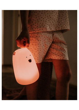 Big Bear Silicone Lamp with Remote - Pink