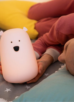 Big Bear Silicone Lamp with Remote - Pink