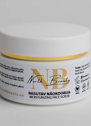 Moisturizing Face Scrub with Jojoba Oil, 50ml