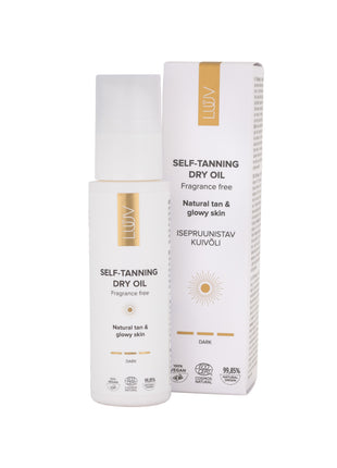 Natural Self Tanning Dry Oil Dark COSMOS, 100ml