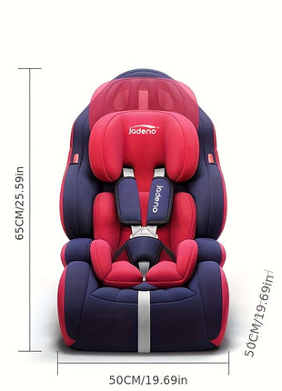 Seggiolino Auto da Corsa Jadeno per Giovani  Cintura di Sicurezza Regolabile  Altezza Nylon Confortevole Opzioni RossoBlu per Et 012