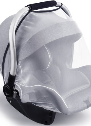 Baby White Zanzariera per seggiolini auto per neonati passeggini e culle carrier traspirante con rete elastica per un facile adattamento portatile resistente e duratura rete antinsetti per neonati