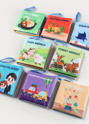 Set Di 8 Libri Di Stoffa Per Leducazione Precoce Del Bambino Resistenti Alle Lacrime E Mordicchiabili Adatti Per Attivit Cognitive Di Educazione Precoce Del Bambino