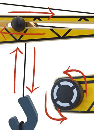 Wooden Construction Site With Vehicles