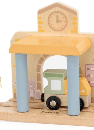 Wooden Train Set, 30 pcs